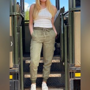 Aerie high waisted jogger pants